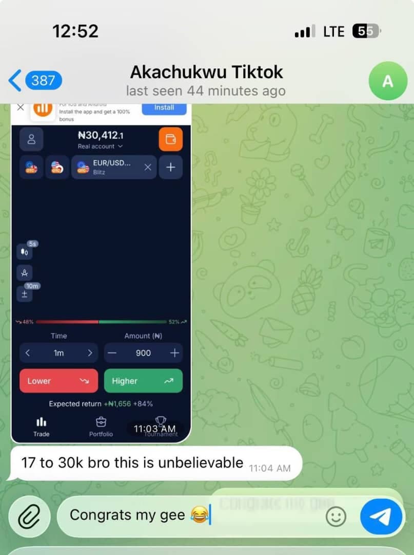 Screenshot shared by a member of the Freedom AI community (3 of 6)